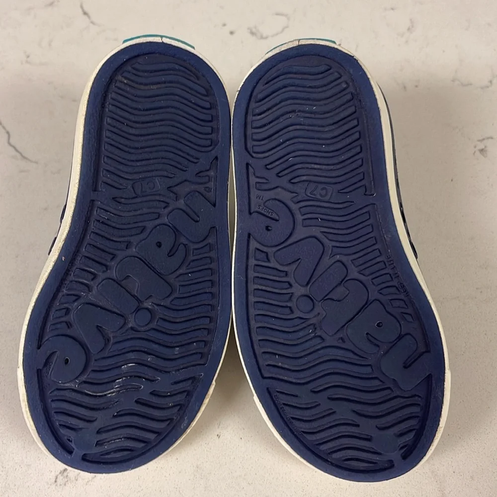 Native Jefferson Slip-on Sneakers Toddler/Little Kid Water Shoe Navy Blue Size 7